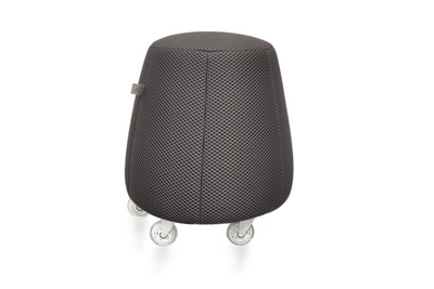 Tabouret ergonomique en résille épaisse - Anthracite