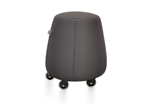 Tabouret ergonomique en résille épaisse - Anthracite