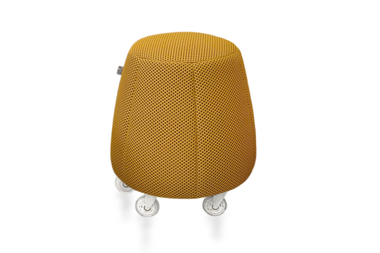 Tabouret ergonomique en résille épaisse - Paille