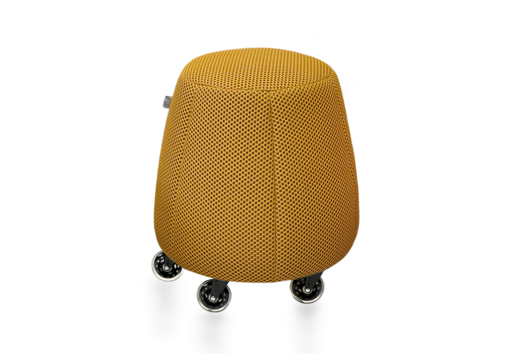 Tabouret ergonomique en résille épaisse - Paille