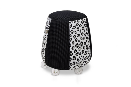 Tabouret ergonomique - Résille noire / Jaguar