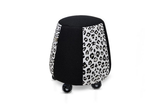 Tabouret ergonomique - Résille noire / Jaguar